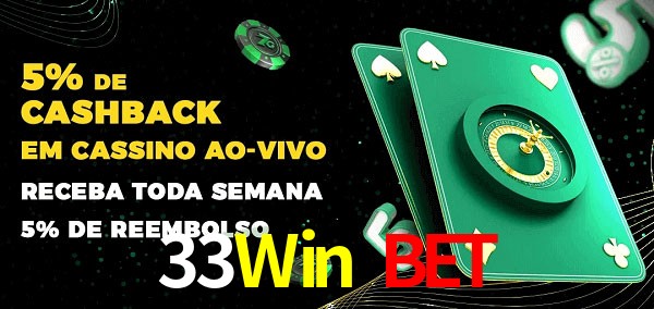 Promoções do cassino ao Vivo 33Win Bet